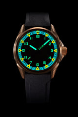 Swordfish Field 38mm Bronze 'Burnt Orange'