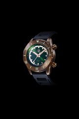 Abyss 2 3000m Bronze : Green Dial