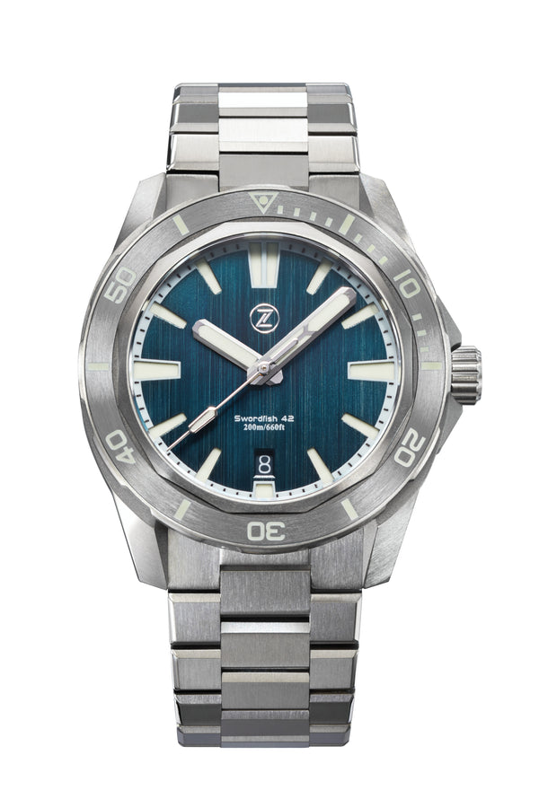 Swordfish 42mm Ti 'Teal'