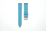 Perforated Racing Leather Strap 20mm - Sky Blue