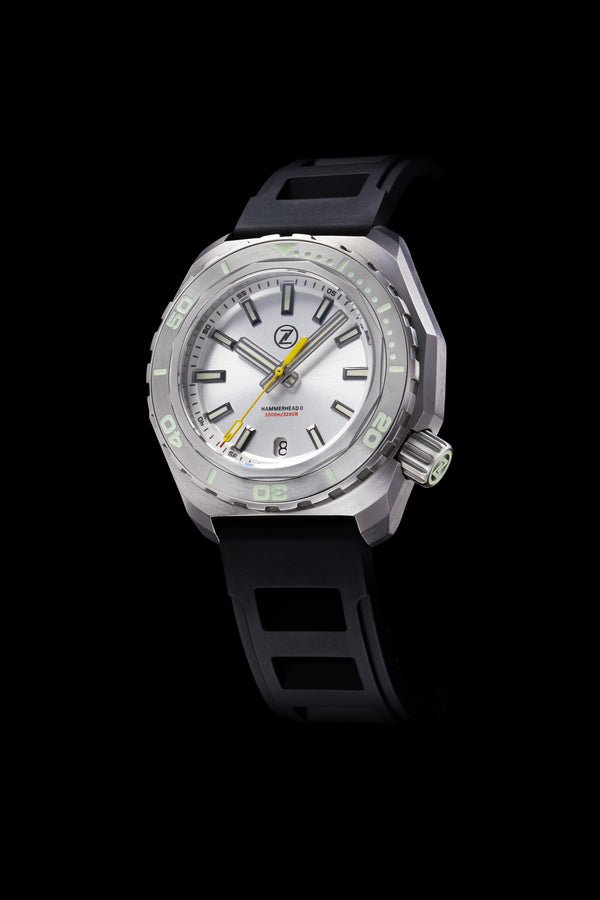 Hammerhead 2 1000m Steel 'Sunburst Silver' Seiko NH35