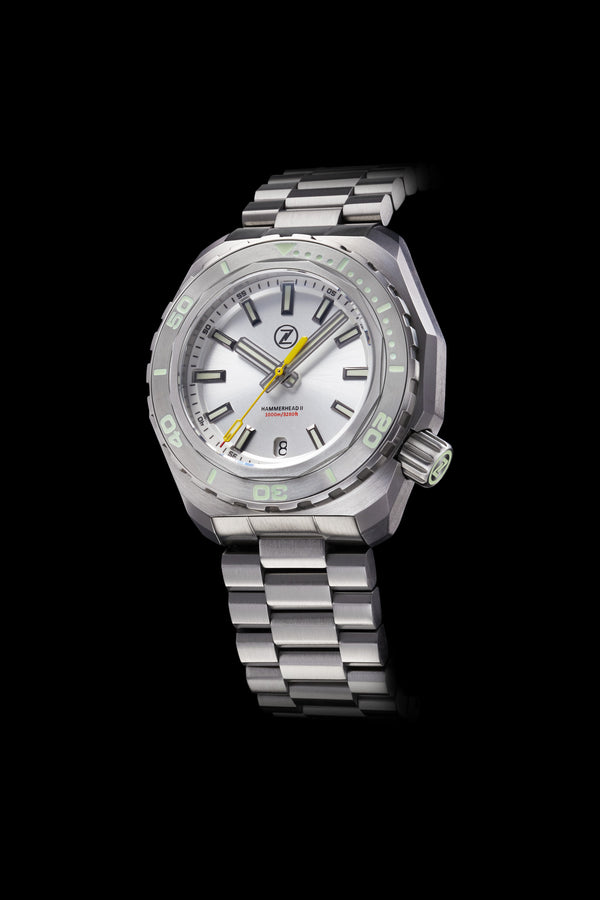 Hammerhead 2 1000m Steel 'Sunburst Silver' ETA2892