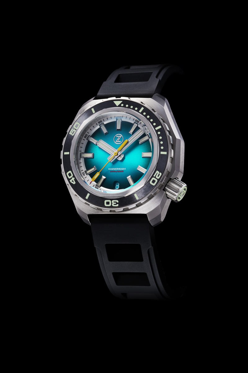 Hammerhead 2 1000m Steel 'Teal' Seiko NH35