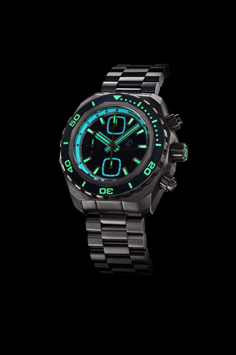 Hammerhead Chrono 1000m Diver SS Meteorite