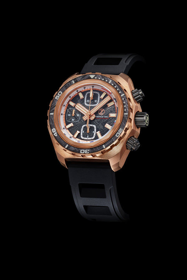 Hammerhead Chrono 1000m Diver Bronze Meteorite