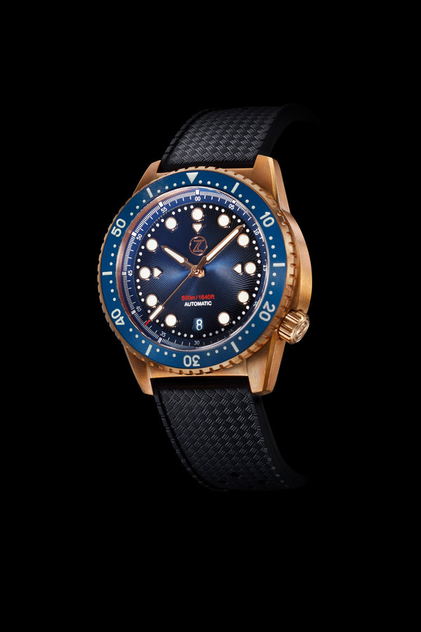 Mako V2 500m Diver Bronze Midnight Blue