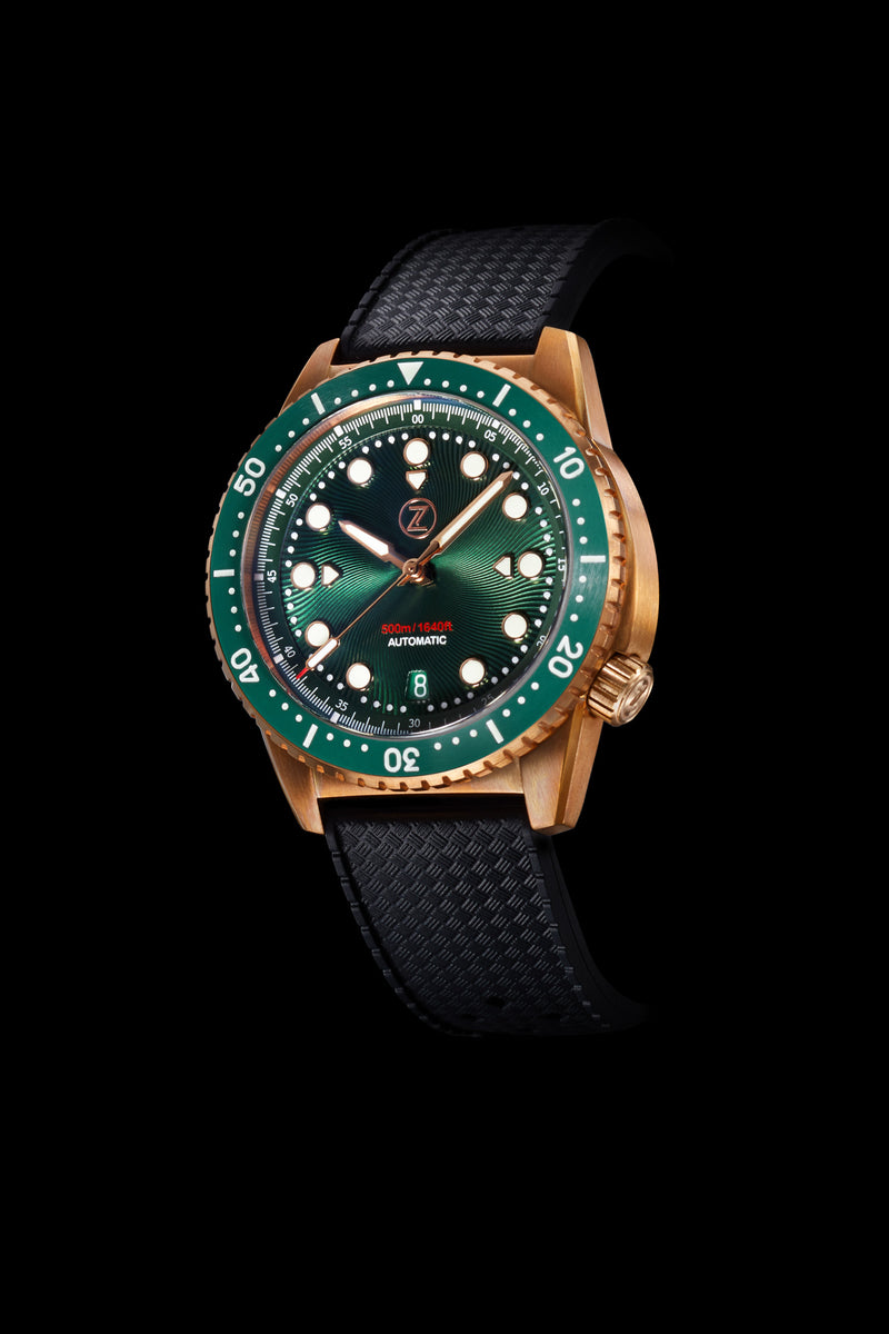 Mako V2 500m Diver Bronze Emerald Green