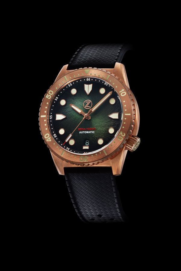 Mako V3 300m Bronze Hunter Green