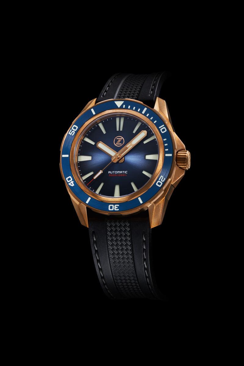 Swordfish Bronze 300m Diver Seiko NH35 'Cobalt Blue'