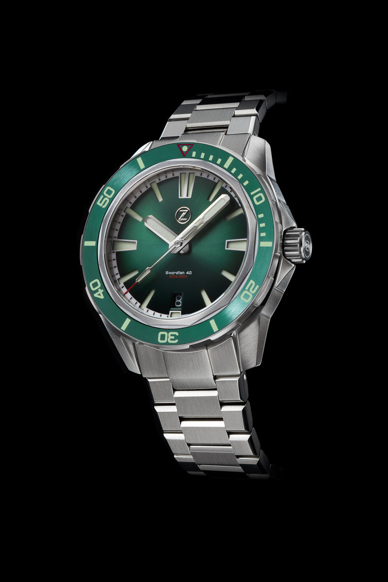 Swordfish 40mm SS Emerald Green