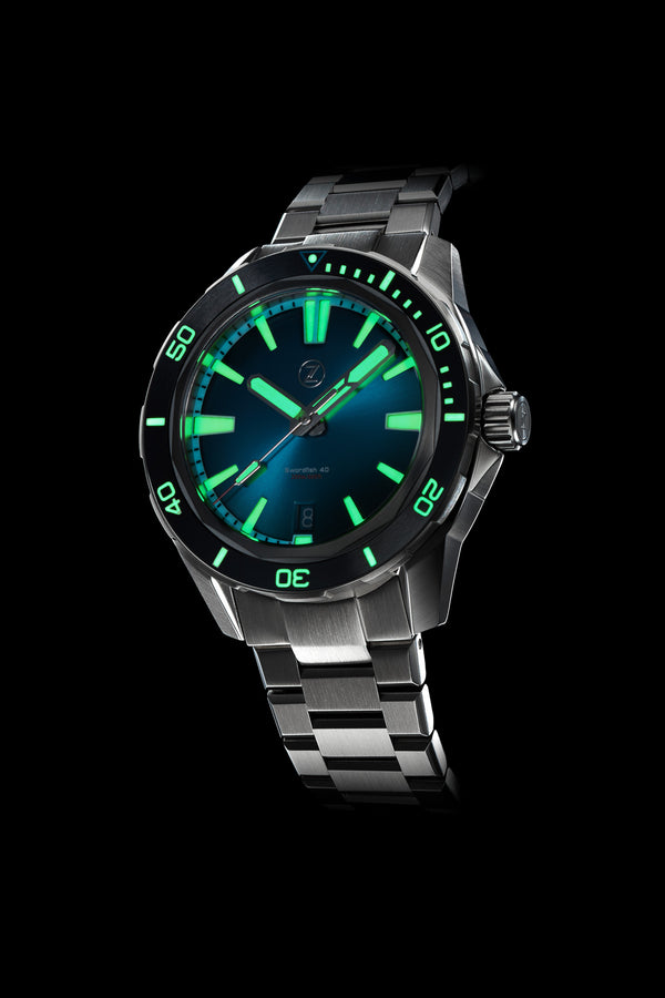 Swordfish 40mm SS Emerald Green