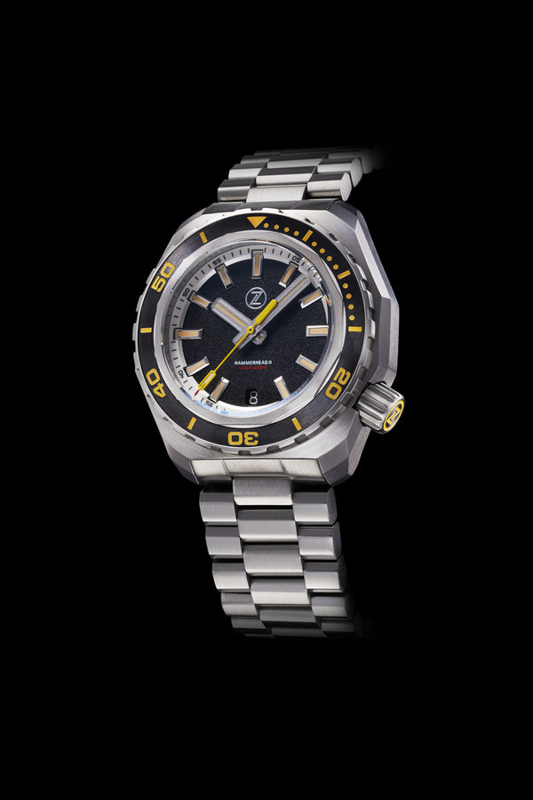 Hammerhead 2 1000m Steel 'Black Sand' ETA2892