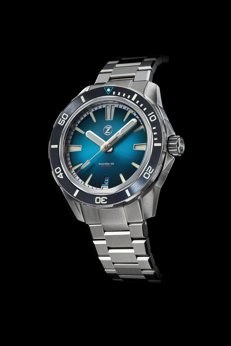 Swordfish 40mm SS Teal